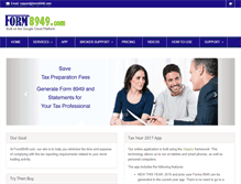Tablet Screenshot of form8949.com